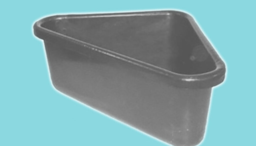 Feed Trough Corner external lip - 44L