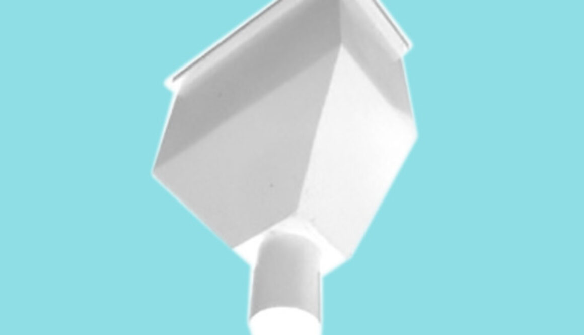 Small Square - round outlet 70mm - 160D x 300W x 350H