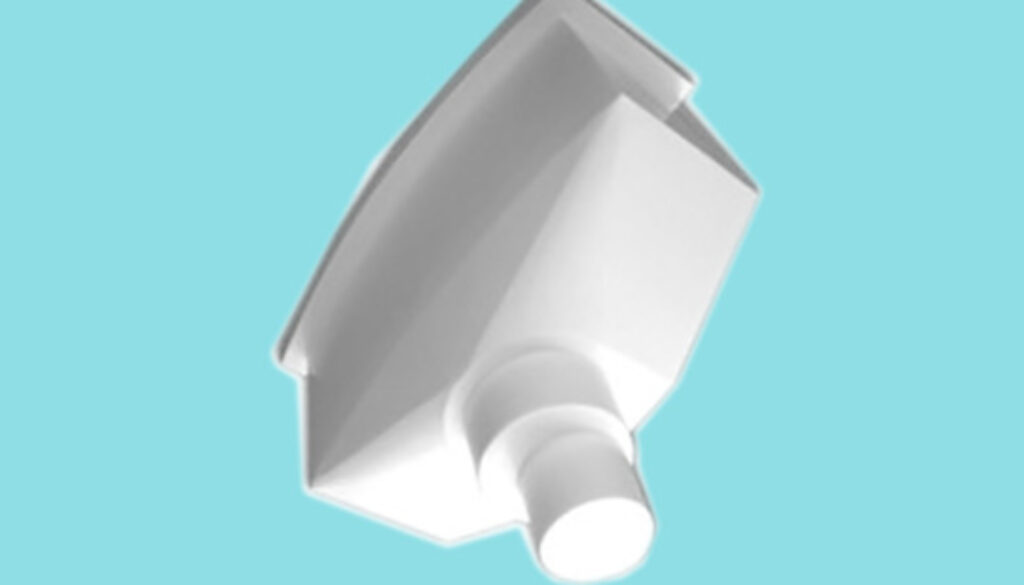 XL Square - round outlet 150/100 - 210D x 600W x 420H