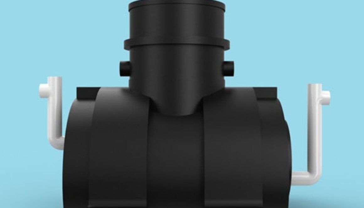 1000L Grease trap with riser